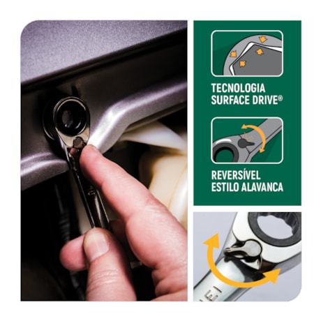 Chave Combinada 14mm com Catraca Reversível ST46607ST SATA-71792284-44e4-4642-a346-13c7e60746f7