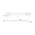 Chave Combinada 14mm Cromada 42MP BETA