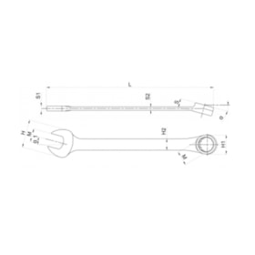 Chave Combinada 18mm BW 42K BETA WORKER