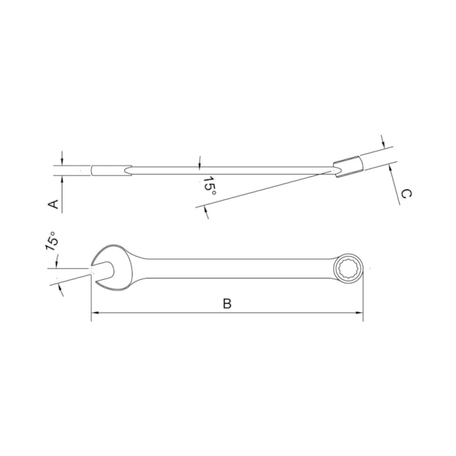 Chave Combinada 21mm 44650/121 TRAMONTINA PRO-748f69fa-dc24-4b97-8ca4-b2fe141fe6b4