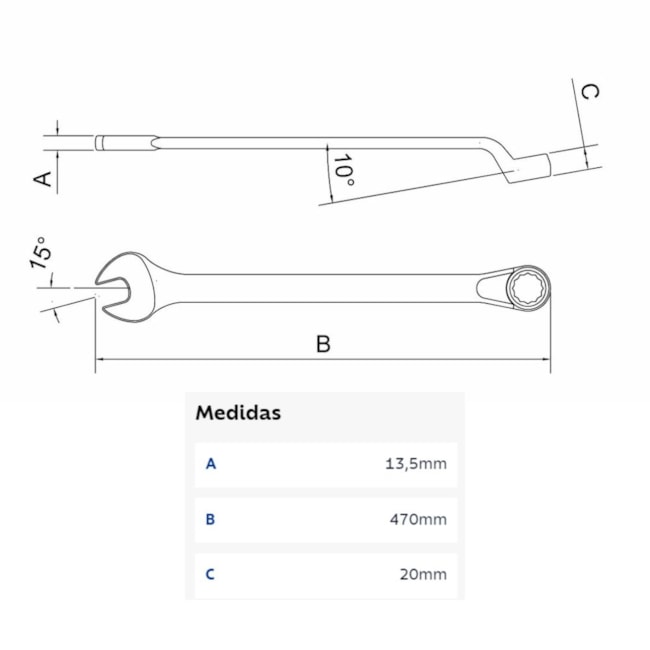 Chave Combinada 38mm 44660138 TRAMONTINA PRO-0a5f86ec-ba6a-4b87-a4f7-6c61df301c66