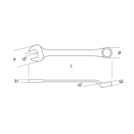 Chave Combinada 80mm Serviço Pesado 45 BETA-10134bf4-b912-419c-9f88-c8e3991755b1