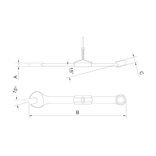 Chave Combinada 8mm para Trabalho em Altura 44388063 TRAMONTINA PRO-14af769c-f2ad-4d98-9075-a43fc37dcd9c
