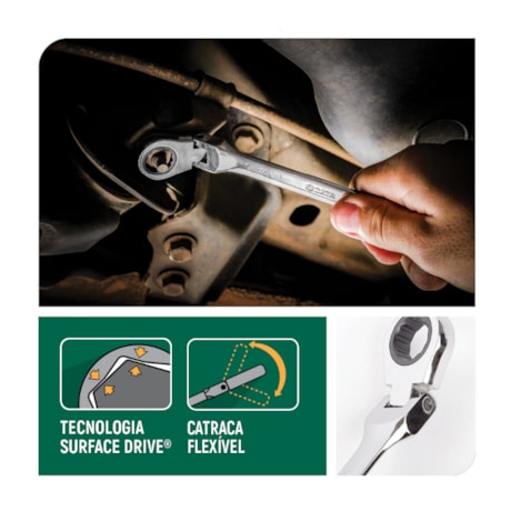 Chave Combinada Articulada com Catraca 72 Dentes 12mm ST46403ST SATA-63ab5cf2-fedb-49da-a660-368b6bd9f4e4