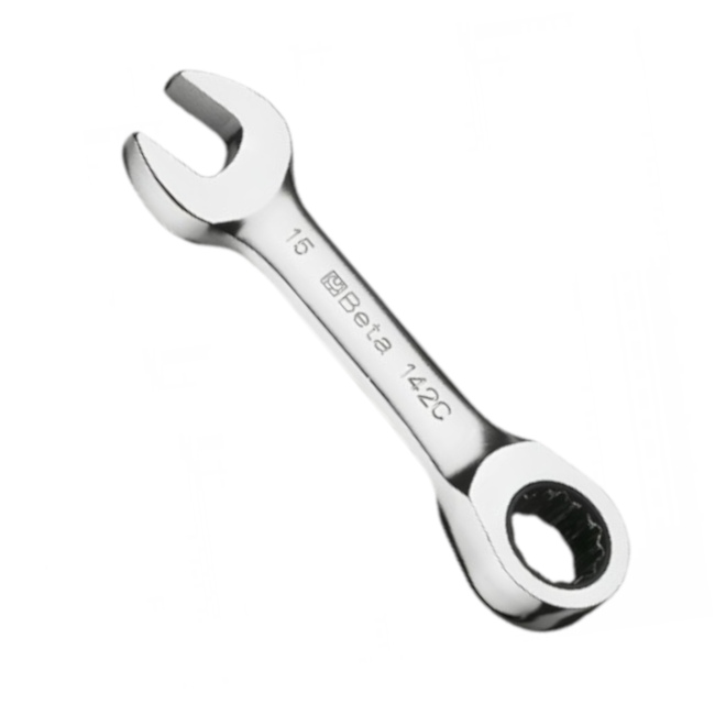 Chave Combinada Catraca 15mm Curta Reversível 142C BETA-2031b67f-0a75-4857-82ac-08c9b4a6c47c