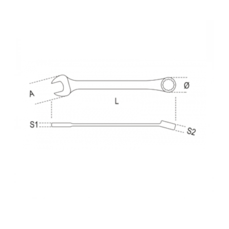 Chave Combinada Catraca 16mm Curta Reversível 142C BETA-e73cd201-3538-4198-8443-7ded94fd66be