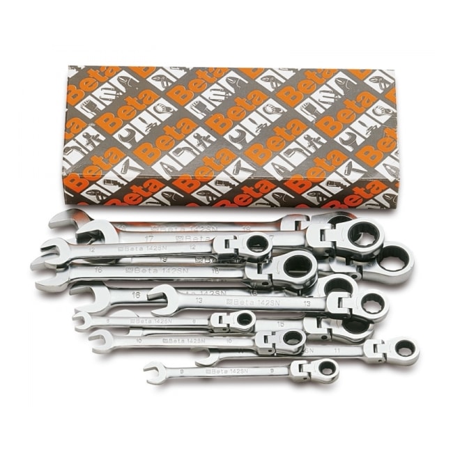 Chave Combinada Catraca 7 a 19mm 13 peças Articulada Reversivel 142SN/S13 BETA-e58d260a-2785-4604-b40d-d1017d606f12