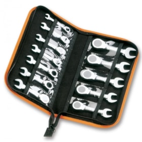 Chave Combinada Catraca 8 a 19mm 12 Peças Curta Reversivel 142C/A12 BETA