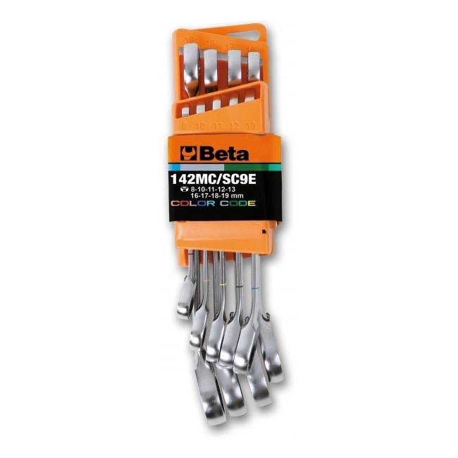 Chave Combinada Catraca 8 a 19mm 9 Peças Reversivel Colorida 142MC/SC9I BETA-e54a7cdf-b794-4d78-829a-5d1b9b2a26c8