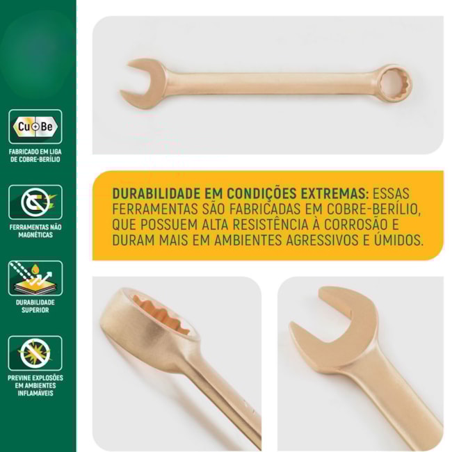 Chave Combinada Cobre-Berílio 24mm Antifaíscante ST31115 SATA-b728e962-6799-4cc0-8b13-69027520ea1e