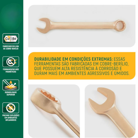 Chave Combinada Cobre-Berílio 32mm Antifaíscante ST31118 SATA-e4570a3e-c7ed-4082-b836-a8cae6833e13