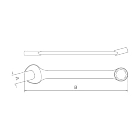 Chave Combinada Cobre-Berílio Antifaiscante 46 mm 44202/046 TRAMONTINA PRO