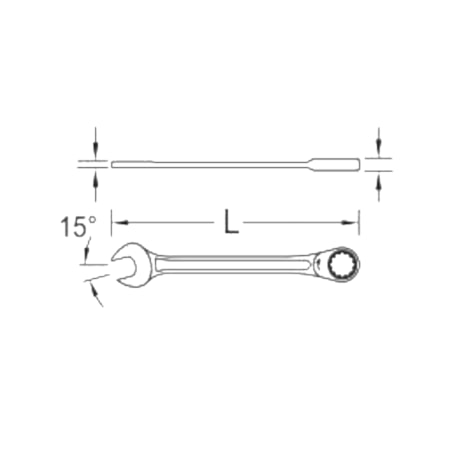 Chave Combinada Plana com Catraca 16mm 9 R-16 GEDORE-e2f39542-3feb-464c-9a07-725ec6919eef