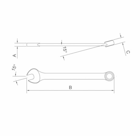 Chave Combinada Reta 11 mm 44650/111 TRAMONTINA PRO-5a40e93a-1710-4584-9b83-2a3696f13c4d