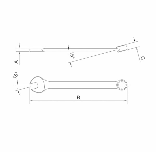 Chave Combinada Reta 11 mm 44650/111 TRAMONTINA PRO-eb6600bb-6306-426e-80f5-09a05e868764
