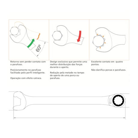 Chave Combinada Superdrive com Catraca 17mm 44681117 TRAMONTINA PRO-fbe97dcf-2743-4935-9d7b-54eb2a9c63f5
