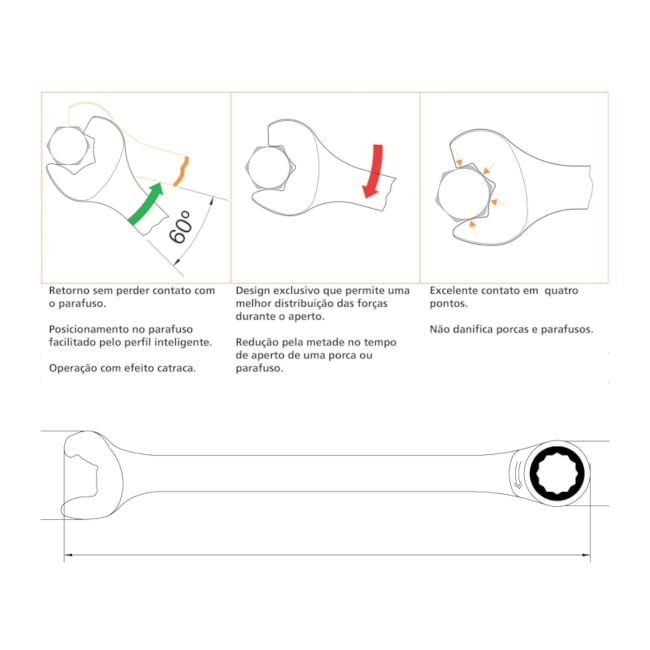 Chave Combinada Superdrive com Catraca 17mm 44681117 TRAMONTINA PRO-67f0384a-393b-448b-a8f1-9436c7d14752
