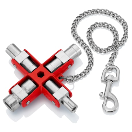 Chave Cruz Universal para Armários em Sistemas de Fechamentos Usuais 00 11 06 KNIPEX-7ad8d6f5-a570-423c-8dfb-73ad92dc26d6