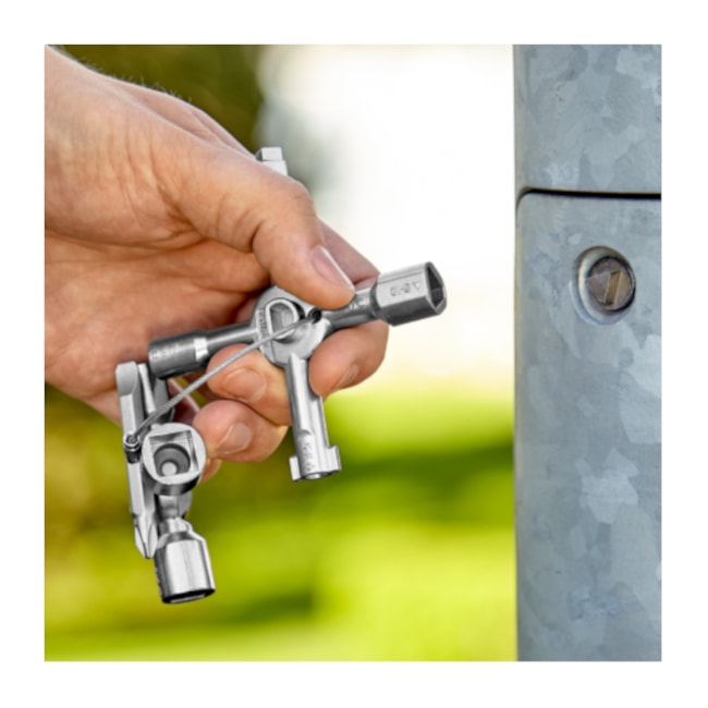 Chave de Armário de Distribuição 92 mm Twinkey 00 11 01 KNIPEX-622d635a-c06b-4674-94f9-1a2c6004d039