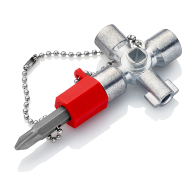 Chave de Armário de Distribuição Curta 44mm 00 11 02 KNIPEX-b90a53cc-e7fc-4639-b8b9-a7f6f3228149