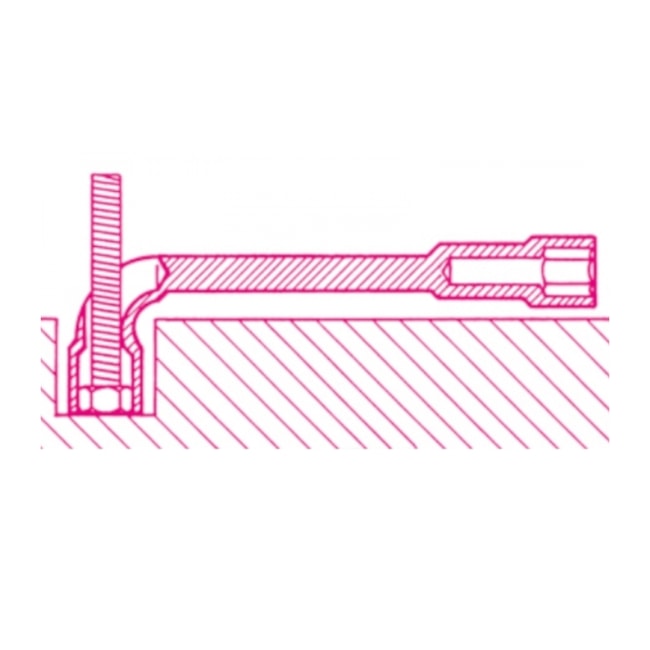 Chave de Biela Sextavada e Estriada 18 x 18mm com Furo Passante Anti-Queda 932HS BETA-c313c911-878a-4c8a-8100-dc82b5cd478c
