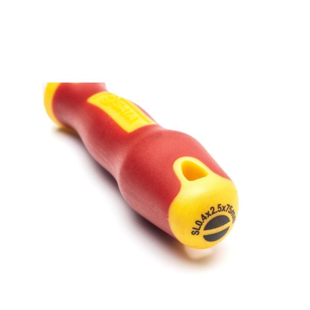 Chave de Fenda 2.5 x 75mm Isolado 1000V VDE ST61321SC SATA