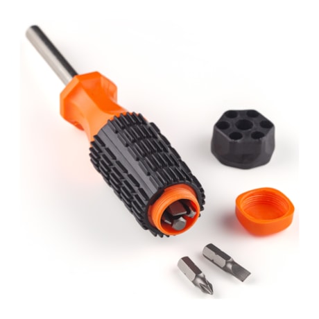 Chave de Fenda com Ponteiras Phillips/Fenda com 7 Peças S38891000 ROBUST-7277bdb5-9f6b-4996-8f81-09ac85d074a6