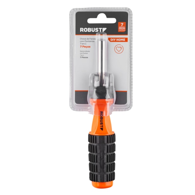 Chave de Fenda com Ponteiras Phillips/Fenda com 7 Peças S38891000 ROBUST-078cdbbb-d67a-4dba-9953-237e8a78daa0