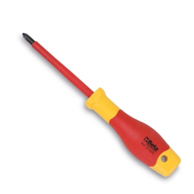 Chave de Fenda Cruzada VDE Isolada 1000V PH0 2.5mm BW 1272MQ BETA WORKER-1ee185bb-80e2-4cc5-844c-17396b772b39