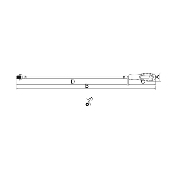 Chave de Fenda Haste Flexível 500mm 1/4'' 44124/001 TRAMONTINA PRO-803dcd0a-0e77-46b1-8d90-47389754d262