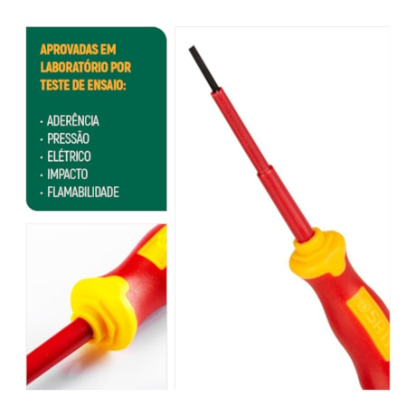 Chave de Fenda Isolada 1000V VDE 5.5x125MM ST61324SC BELZER/SATA-1475564e-c243-4461-87a1-7671d7e11d18