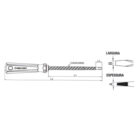 Chave de Fenda Paralela Isolada 1/4'' x 4'' 227215BN BELZER
											-d37d3c94-e23f-4e10-86fe-d51a1fd71153