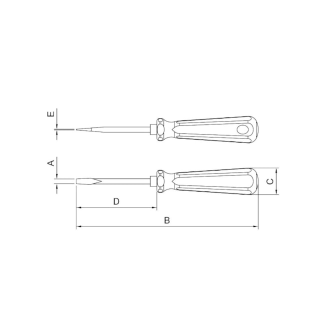 Chave de Fenda Ponta Chata 3x50 mm (1/8x2