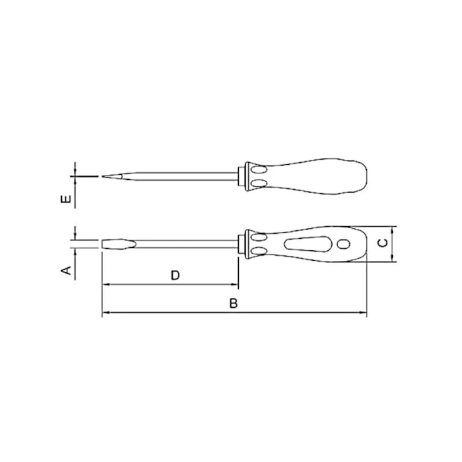 Chave de Fenda Ponta Chata em Cobre-Berilio Antifaiscante 9x250 mm 44227/052 TRAMONTINA PRO-18cc4ff8-6f93-4295-8a01-343ed72a0ac8