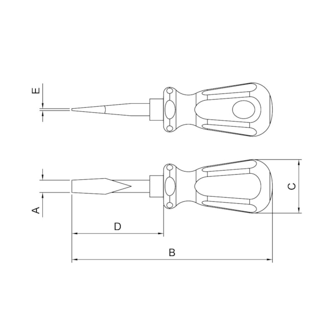 Chave de Fenda Toco 5/16'' 44111/003 TRAMONTINA PRO-67c5fa25-b52b-4424-be8b-adfbee6a3b6b