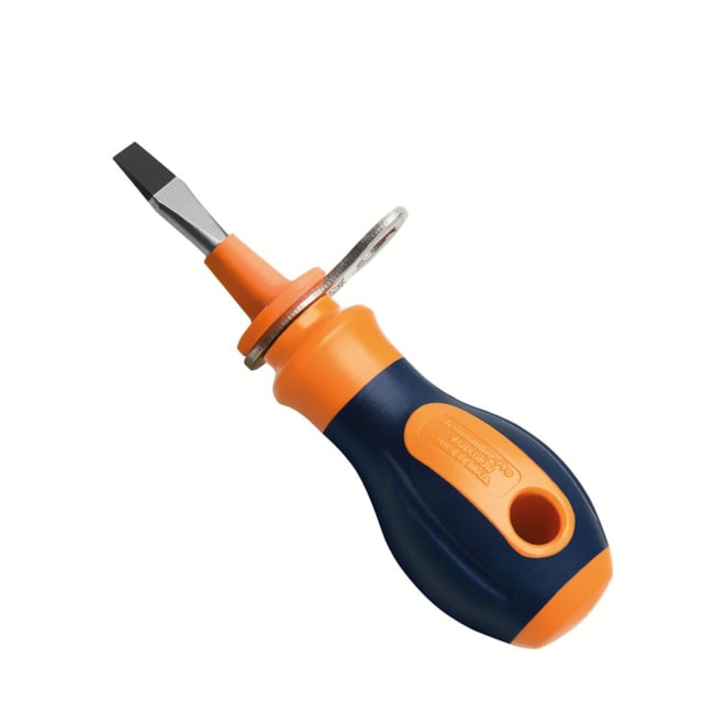 Chave de Fenda Toco Ponta Chata para Trabalho em Altura 1/4