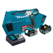 Chave de Impacto 1/2" 2 Baterias 18V Bivolt com Carregador e Maleta DTW300RTJ MAKITA