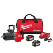 Chave de Impacto 1" 2576Nm 18V com 2 Baterias 12.0Ah com Carregador e Bolsa 2868-22HD KIT MILWAUKEE