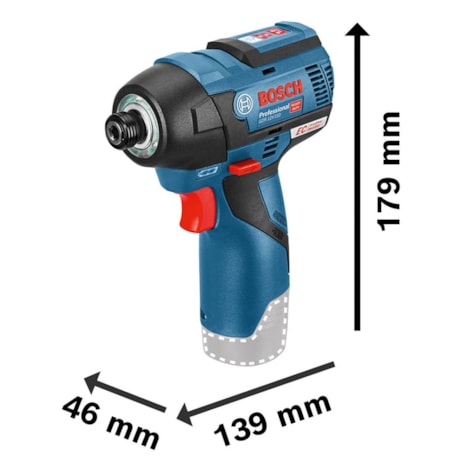 Chave de Impacto 12V Brushless 1/4