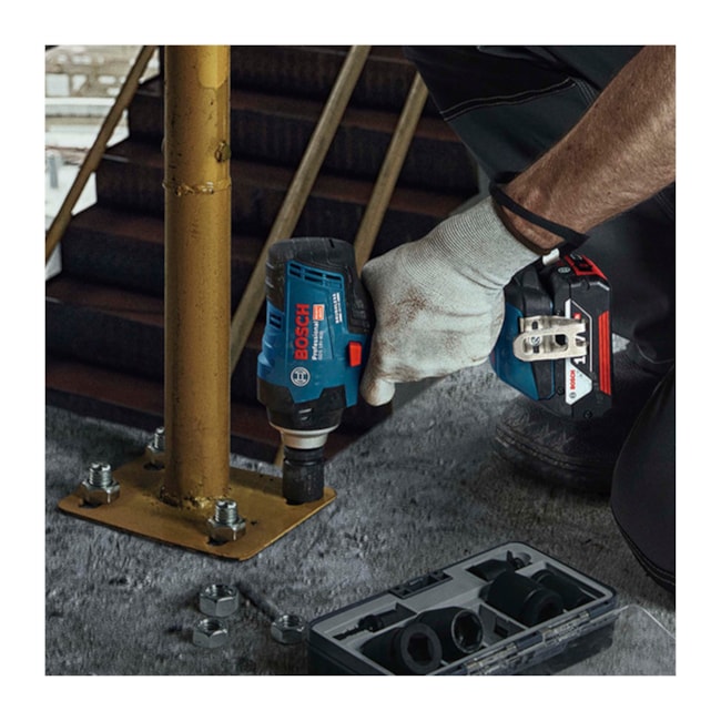 Chave de Impacto 18V 220V com Maleta e 2 Baterias GDS 18V-400 BOSCH-65290889-575f-4d6e-a0aa-417f478a554e