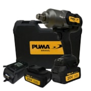 Chave de Impacto 3/4" 1280Nm 20V com 2 Baterias 4.0Ah Carregador e Maleta BT-8805RT PUMA