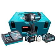 Chave de Impacto 3/4" 1800Nm 40V com 2 Baterias 2.5Ah Carregador Bivolt e Maleta TW001GD201 MAKITA