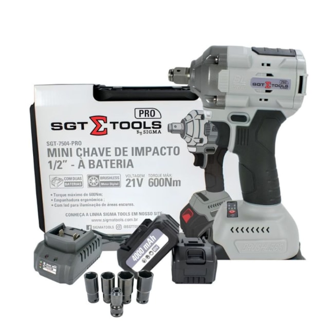 Chave de Impacto Mini Pro 1/2