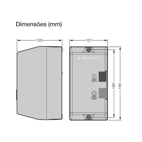 Chave de Partida Direta Trifásica 220V LE1E0.5CV220M7 SCHNEIDER-0283b90f-71d0-443f-b759-0b14e243590d