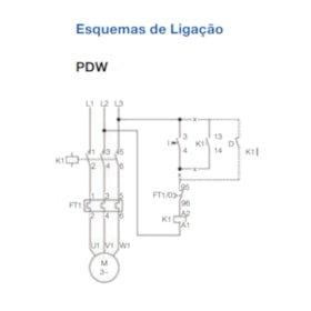 Chave de Partida Direta Trifásica 220V PDW06-10V25 WEG