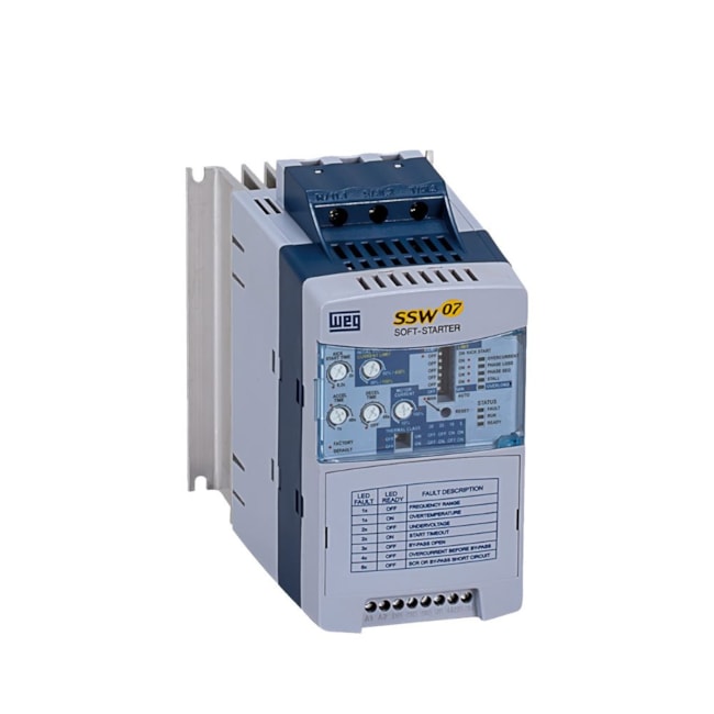 Chave de Partida Soft-Starter 7,5CV 24A Trifásico 220V (220-575V) SSW070024T5SZ WEG-0aeed313-094b-4d2c-b95c-02647627719c