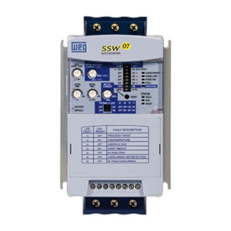 Chave de Partida Soft Starter Trifásico 10cv 30A 220-575V SSW070030T5SZ 10194172 WEG-390d30aa-1b67-4e79-9c10-f042608a331f