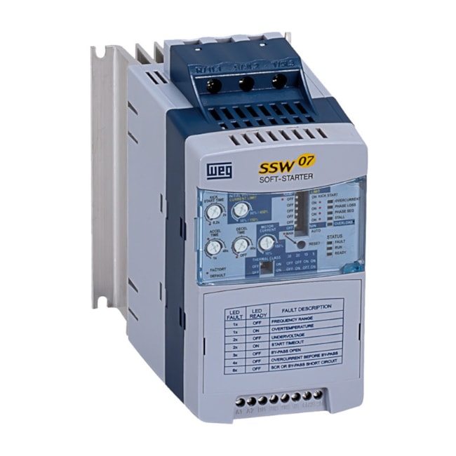 Chave de Partida Soft Starter Trifásico 10cv 30A 220-575V SSW070030T5SZ 10194172 WEG-14a415c0-79a6-46ff-871c-a55b3aa60497