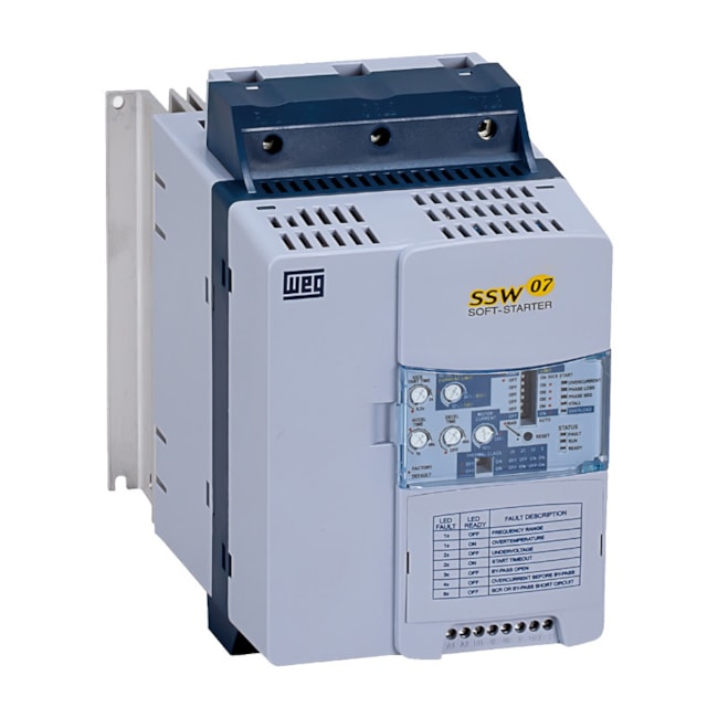 Chave de Partida Soft Starter Trifásico 15cv 45A 220-575V SSW070045T5SZ 10194173 WEG-e8fc31b9-4775-434d-a0e7-4e3b0d6b6681