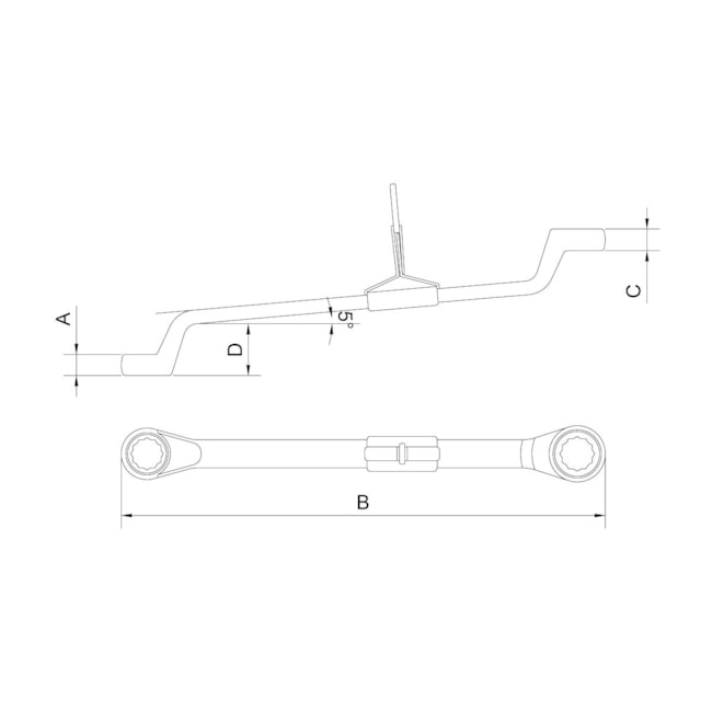 Chave Estrela 12 x 13mm para Trabalho em Altura 44388026 TRAMONTINA PRO-6e3e8922-66ee-4d93-9087-4a5bd19ad84a